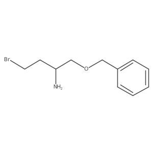 (2S)-1-(benzyloxy)-4-bromobutan-2-amine结构式