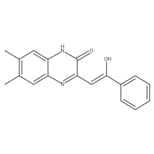 6,7-Dimethyl-3-(2-oxo-2-phenyl-ethylidene)-3,4-dihydro-1H-quinoxalin-2-one Structure