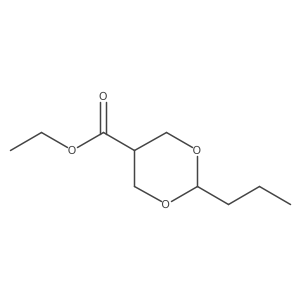 Ethyl 2-propyl-1,3-dioxane-5-carboxylate结构式