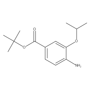 tert-Butyl 4-amino-3-isopropoxybenzoate结构式