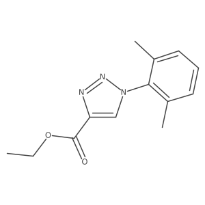 ethyl 1-(2,6-dimethylphenyl)-1H-1,2,3-triazole-4-carboxylate Structure