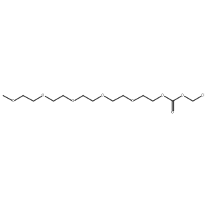 Chloromethyl 2,5,8,11,14-pentaoxahexadecan-16-yl carbonate Structure