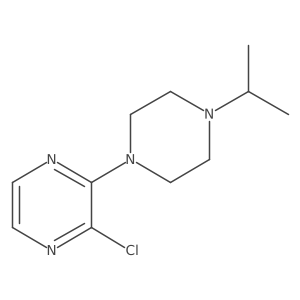 2-Chloro-3-(4-isopropylpiperazin-1-yl)pyrazine Structure