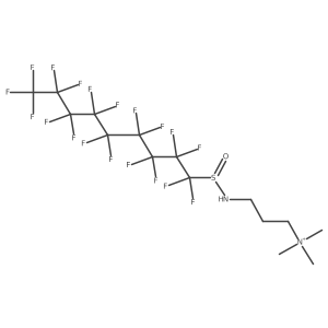 Perfluorononane sulfonamido ammonium iodide结构式
