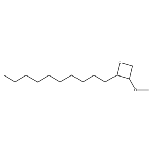 (2S,3S)-2-Decyl-3-methoxyoxetane结构式