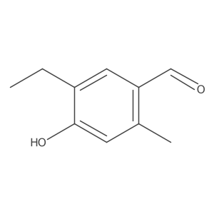 5-Ethyl-4-hydroxy-2-methyl-benzaldehyde结构式
