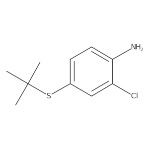 2-Chloro-4-tert-butylthioaniline Structure