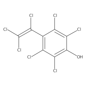 4-Hydroxyheptachlorostyrene Structure