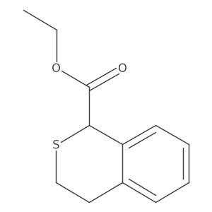 Isothiochroman-1-carboxylic acid ethyl ester结构式