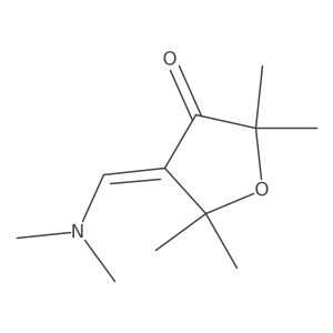 4-[(Dimethylamino)methylidene]-2,2,5,5-tetramethyloxolan-3-one Structure