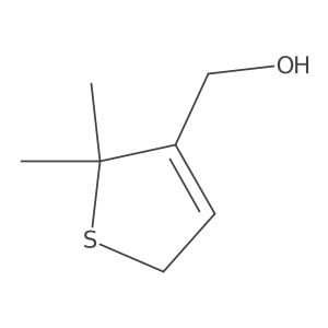 (2,2-Dimethyl-2,5-dihydrothiophen-3-yl)methanol Structure