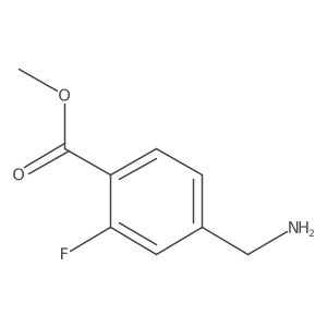 Methyl 4-(aminomethyl)-2-fluorobenzoate Structure