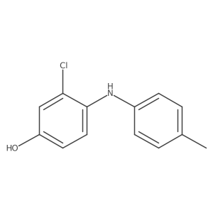 3-Chloro-4-(p-tolylamino)phenol结构式