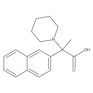 I+/--Methyl-I+/--2-naphthalenyl-1-piperidineacetic acid Structure