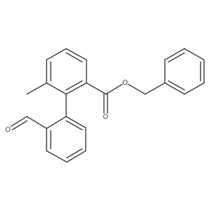 Benzyl 2'-formyl-6-methyl-[1,1'-biphenyl]-2-carboxylate结构式