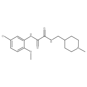N1-(5-chloro-2-methoxyphenyl)-N2-((1-methylpiperidin-4-yl)methyl)oxalamide Structure
