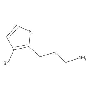 3-(3-Bromothiophen-2-yl)propan-1-amine Structure