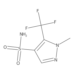 1-methyl-5-(trifluoromethyl)-1H-pyrazole-4-sulfonamide Structure