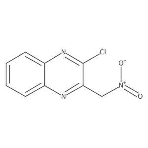 Quinoxaline, 2-chloro-3-(nitromethyl)- Structure