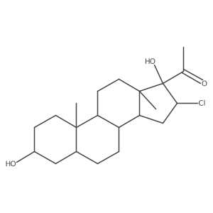 C21H33ClO3 Structure