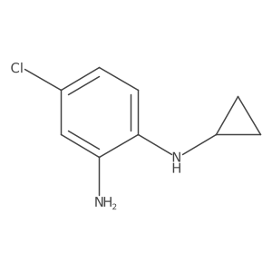 Nc1cc(Cl)ccc1NC1CC1结构式