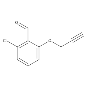 2-Chloro-6-(prop-2-yn-1-yloxy)benzaldehyde Structure