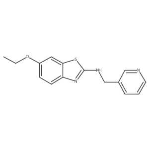 6-ethoxy-N-(pyridin-3-ylmethyl)-1,3-benzothiazol-2-amine Structure
