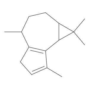 1H-Cycloprop[e]azulene, 1a,2,3,4,5,7b-hexahydro-1,1,4,7-tetramethyl-, [1aR-(1aI+/-,4I+/-,7bI+/-)]-结构式