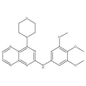 4-(morpholin-4-yl)-N-(3,4,5-trimethoxyphenyl)pteridin-2-amine Structure