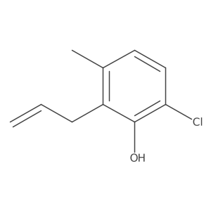 2-Allyl-6-chloro-3-methylphenol Structure