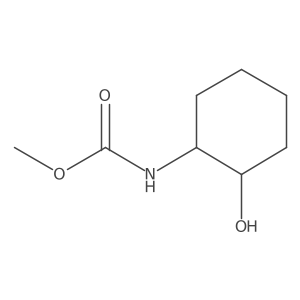 trans-2-Methoxycarbonylaminocyclohexanol结构式