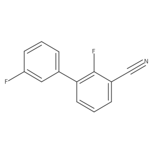 3',2-Difluorobiphenyl-3-carbonitrile结构式