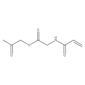 2-Oxopropyl 2-acrylamidoacetate结构式