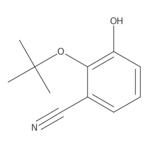 2-(Tert-butoxy)-3-hydroxybenzonitrile结构式