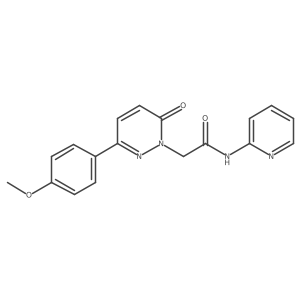 2-(3-(4-methoxyphenyl)-6-oxopyridazin-1(6H)-yl)-N-(pyridin-2-yl)acetamide Structure