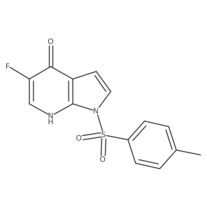 5-fluoro-1-tosyl-1H-pyrrolo[2,3-b]pyridin-4-ol结构式