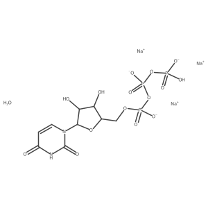 Uridine 5'-triphosphate trisodium salt hydrate结构式