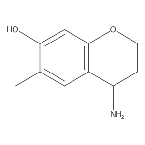4-Amino-6-methylchroman-7-ol结构式
