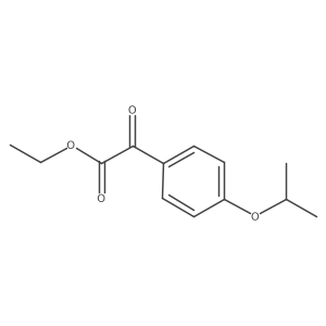 Ethyl 2-(4-isopropoxyphenyl)-2-oxoacetate结构式