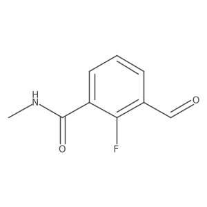 2-fluoro-3-formyl-N-methylbenzamide结构式