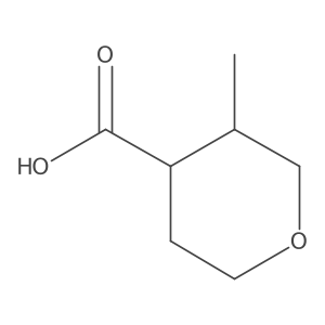 3-Methyloxane-4-carboxylic acid Structure