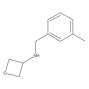 N-[(3-methylphenyl)methyl]oxetan-3-amine Structure