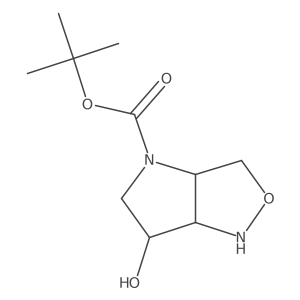 (3aS,6S,6aS)-6-hydroxyhexahydro-2-oxa-1,4-diazapentalene-4-carboxylic acid tert-butyl ester结构式