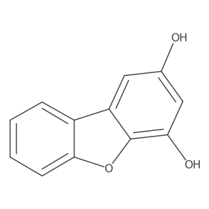 2,4-Dihydroxydibenzofuran结构式