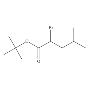 Tert-butyl 2-bromo-4-methylpentanoate Structure