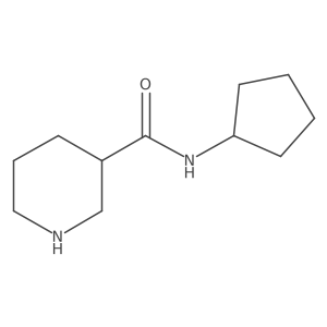 (3S)-N-cyclopentylpiperidine-3-carboxamide Structure