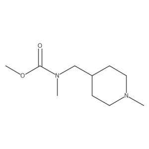 Methyl N-methyl-N-[(1-methylpiperidin-4-yl)methyl]carbamate Structure