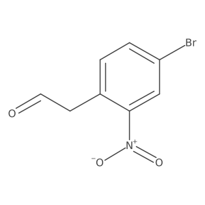 2-(4-Bromo-2-nitrophenyl)acetaldehyde Structure