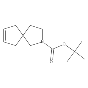 tert-Butyl 2-azaspiro[4.4]non-7-ene-2-carboxylate Structure