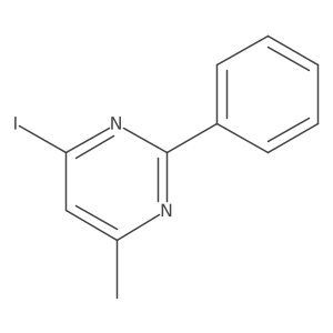 4-Iodo-6-methyl-2-phenylpyrimidine结构式